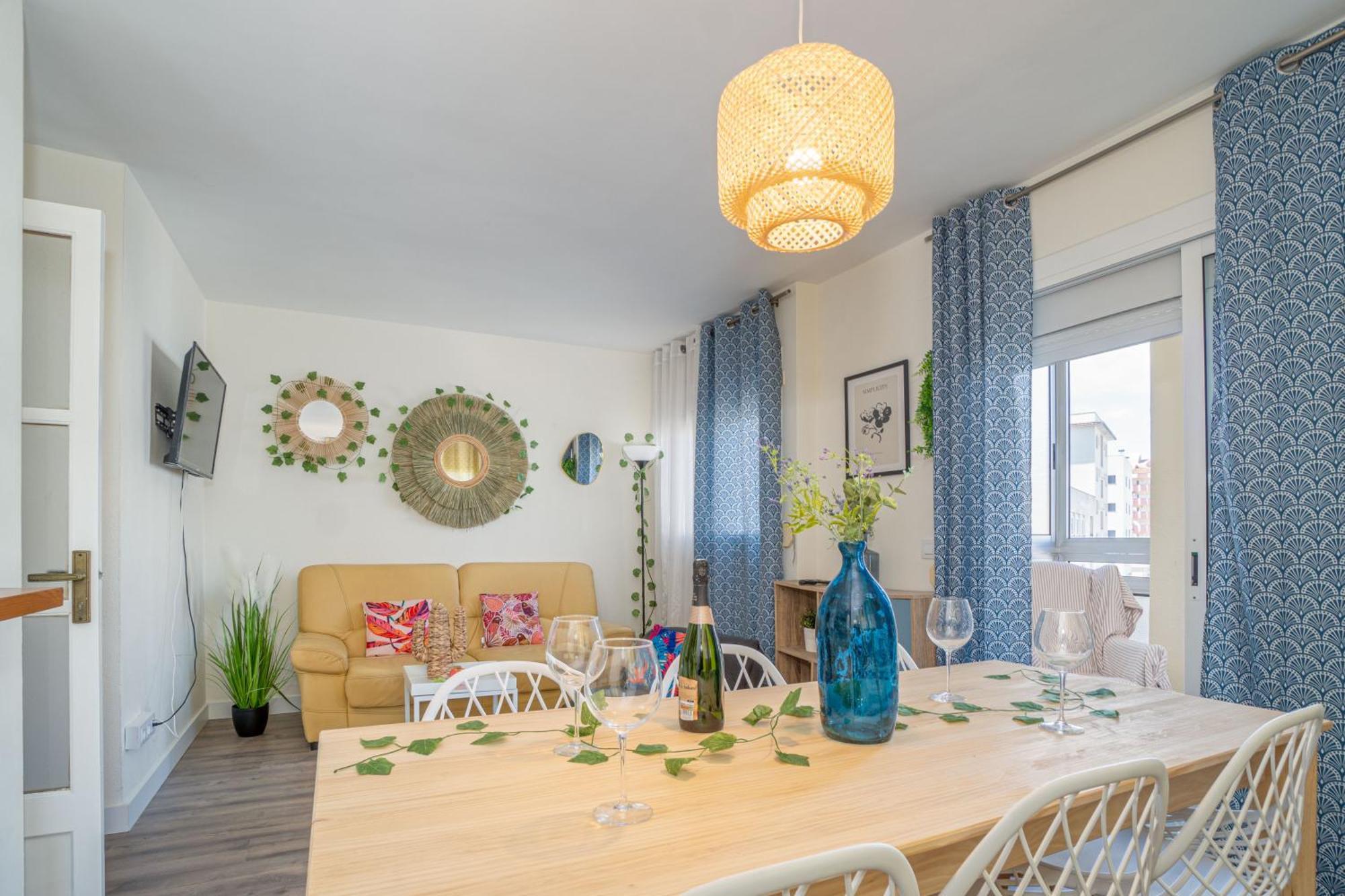 Est1-Spaciouss Appartment In The Beach, Bbq, Downtonwn, Parking, Fast Wifi Fibre Roses Exterior foto